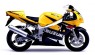 GSXR 600 model 2001 žlutá